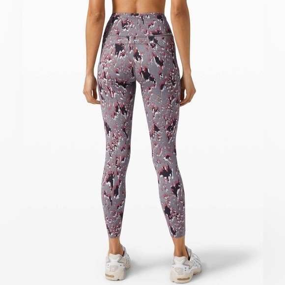 Lululemon Fast and Free High Rise Tight 25" Floral Flux Multi Sz 4 - Picture 3 of 16